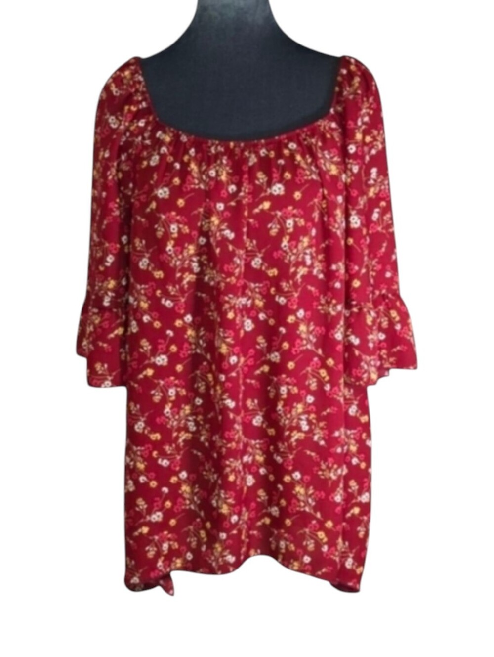 Nordstrom Cozy Rozy Floral Off Shoulder Blouse Top Size XL